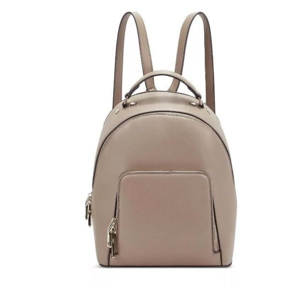 INC International Concepts Kolleene faux-leather small women's backpack -camel - Picture 1 of 9